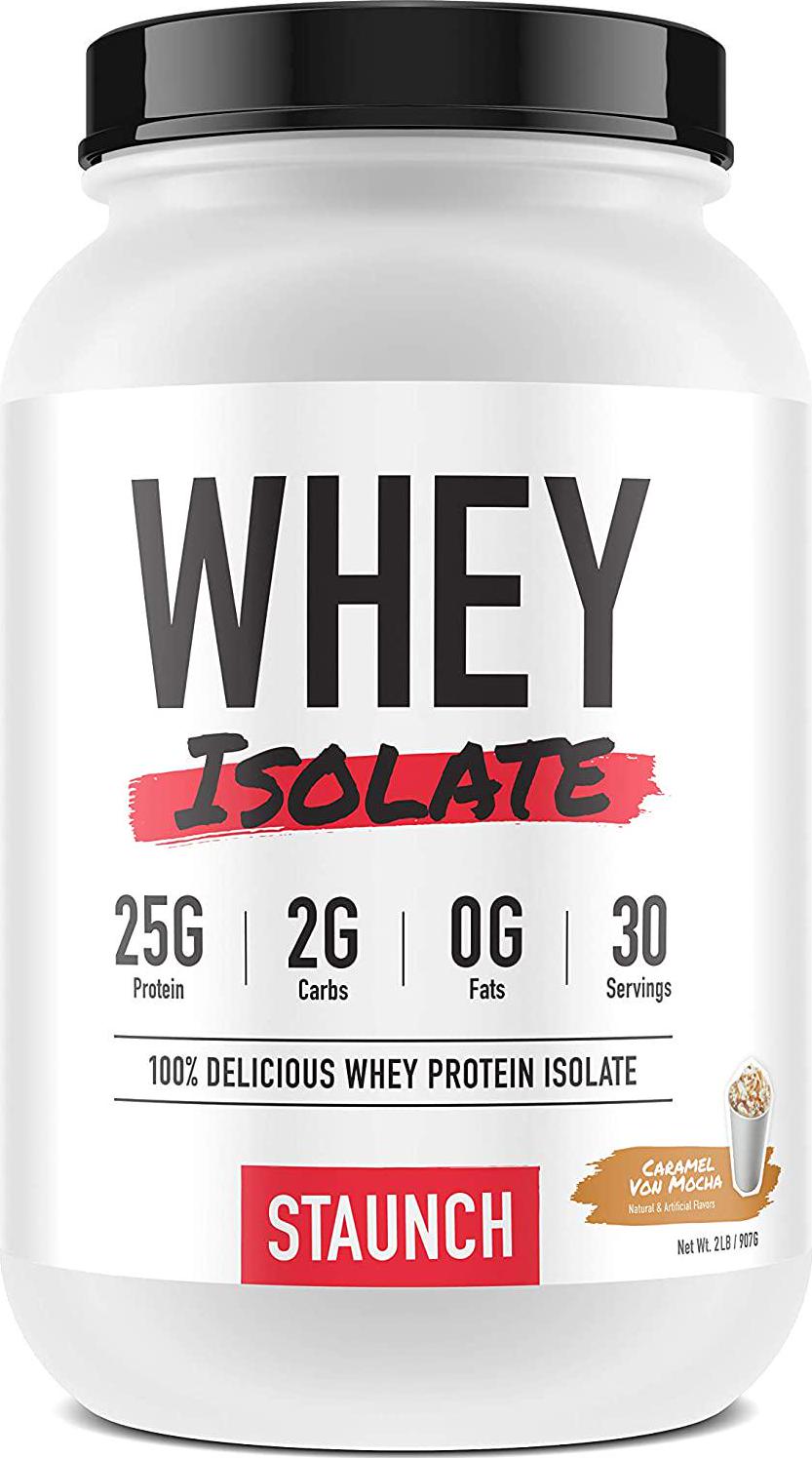 Staunch Whey Isolate (Caramel Von Mocha) 2 LBS - Whey Protein Isolate