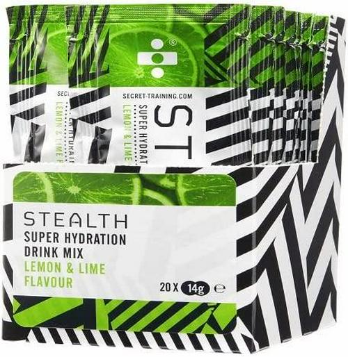 Stealth Lemon and Lime Super Hydration Drink Mix Powder - Pack of 20 Sachets