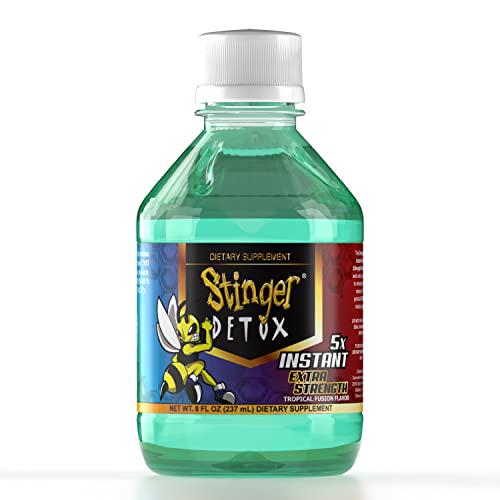 Stinger Detox 5X Elite Combo Pack | 5X Instant - 8 OZ - Tropical Fusion | 5X Buzz Capsules