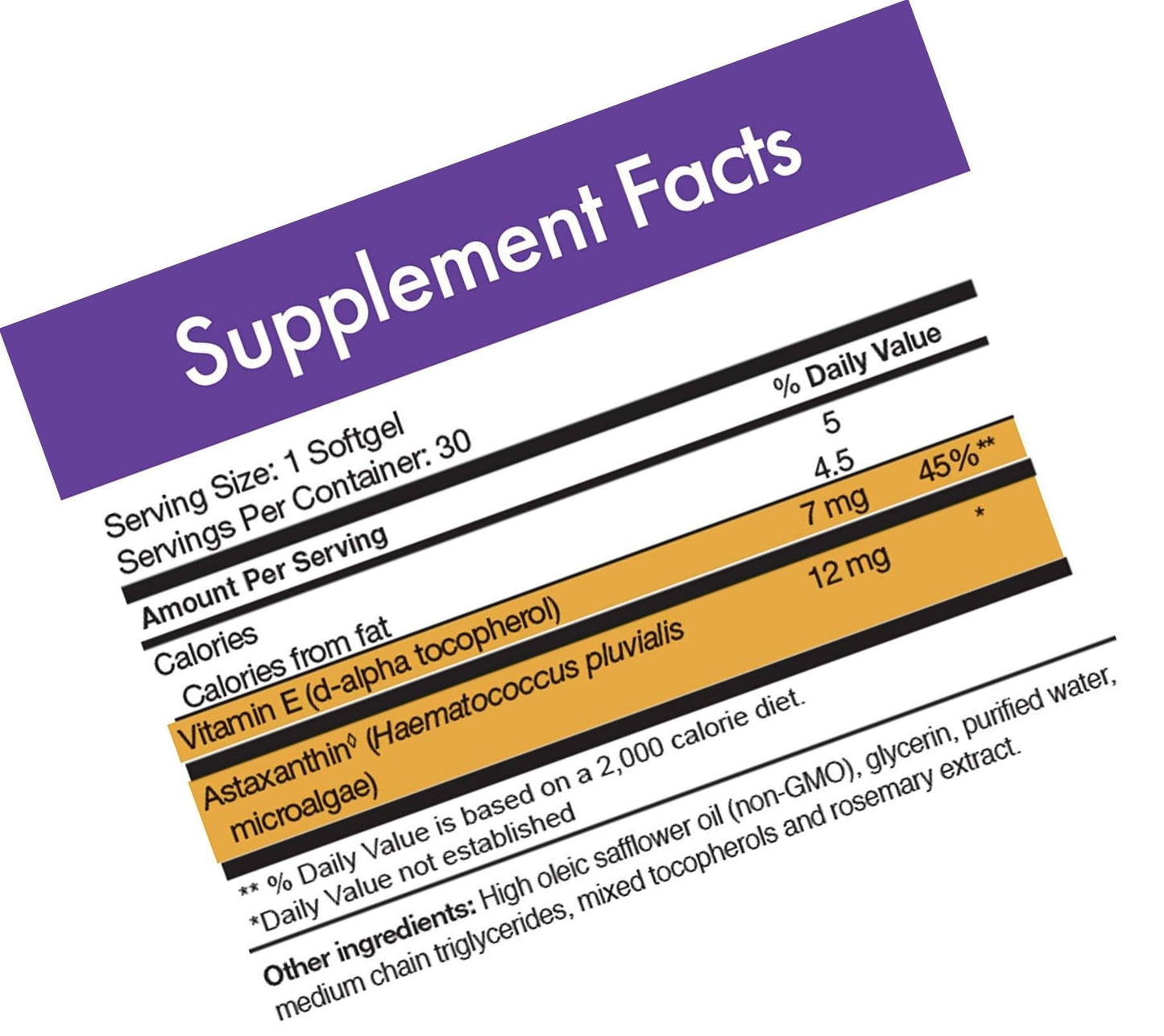 Stop Aging Now PurZanthin Ultra Natural Astaxanthin 12 MG Softgels (1 Pack)