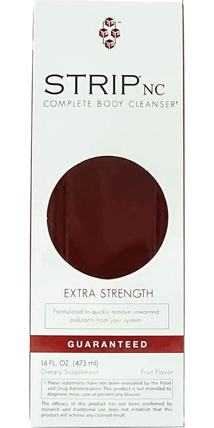 Strip Detox Drink-Extra Strength Body Detox Drink Supplement for Men and Women-Fast Cleansing Drink and Deep System Cleanser- Fruit Punch Flavor-16oz