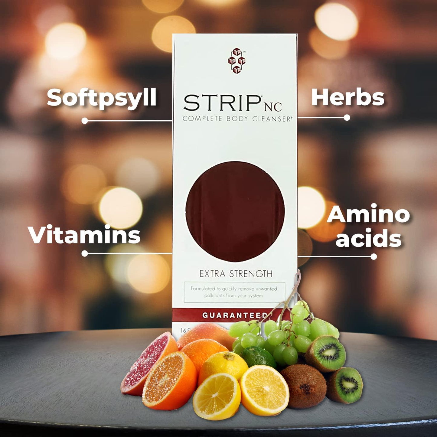 Strip Detox Drink-Extra Strength Body Detox Drink Supplement for Men and Women-Fast Cleansing Drink and Deep System Cleanser- Fruit Punch Flavor-16oz