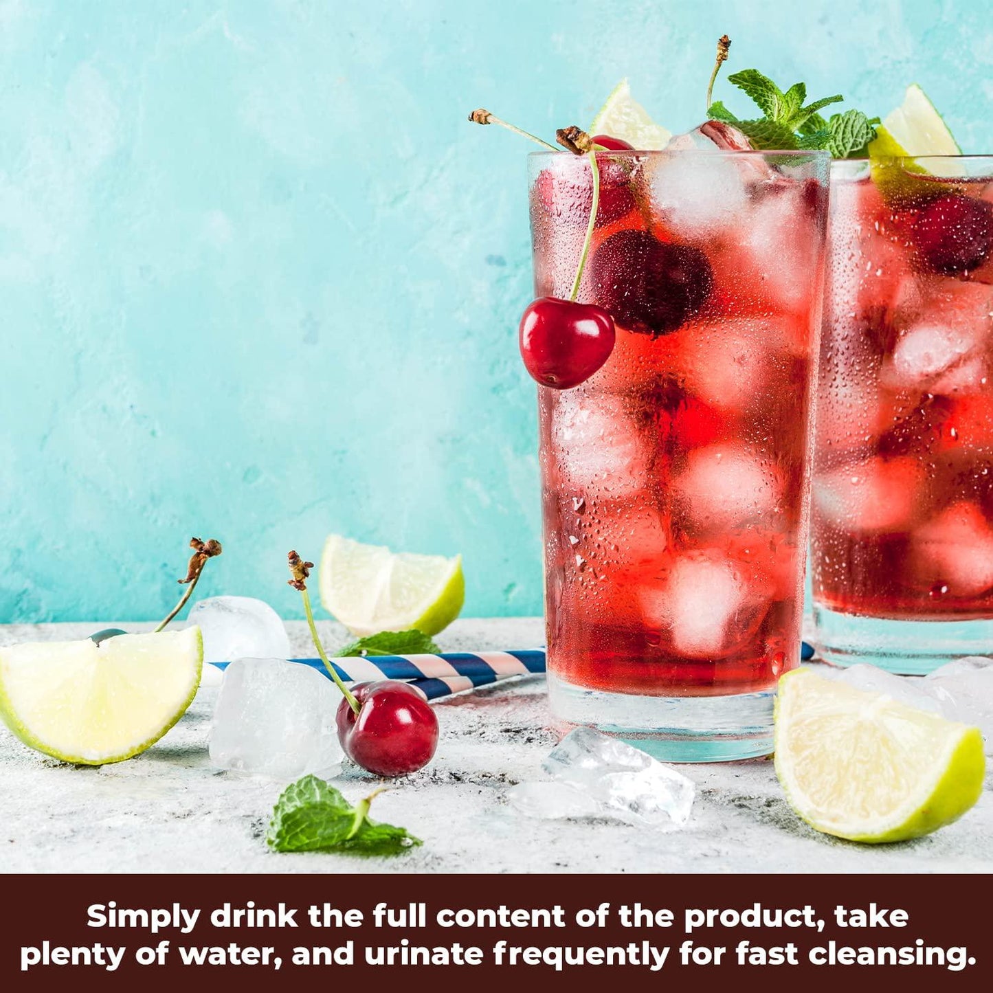 Strip Detox Drink-Extra Strength Body Detox Drink Supplement for Men and Women-Fast Cleansing Drink and Deep System Cleanser- Fruit Punch Flavor-16oz