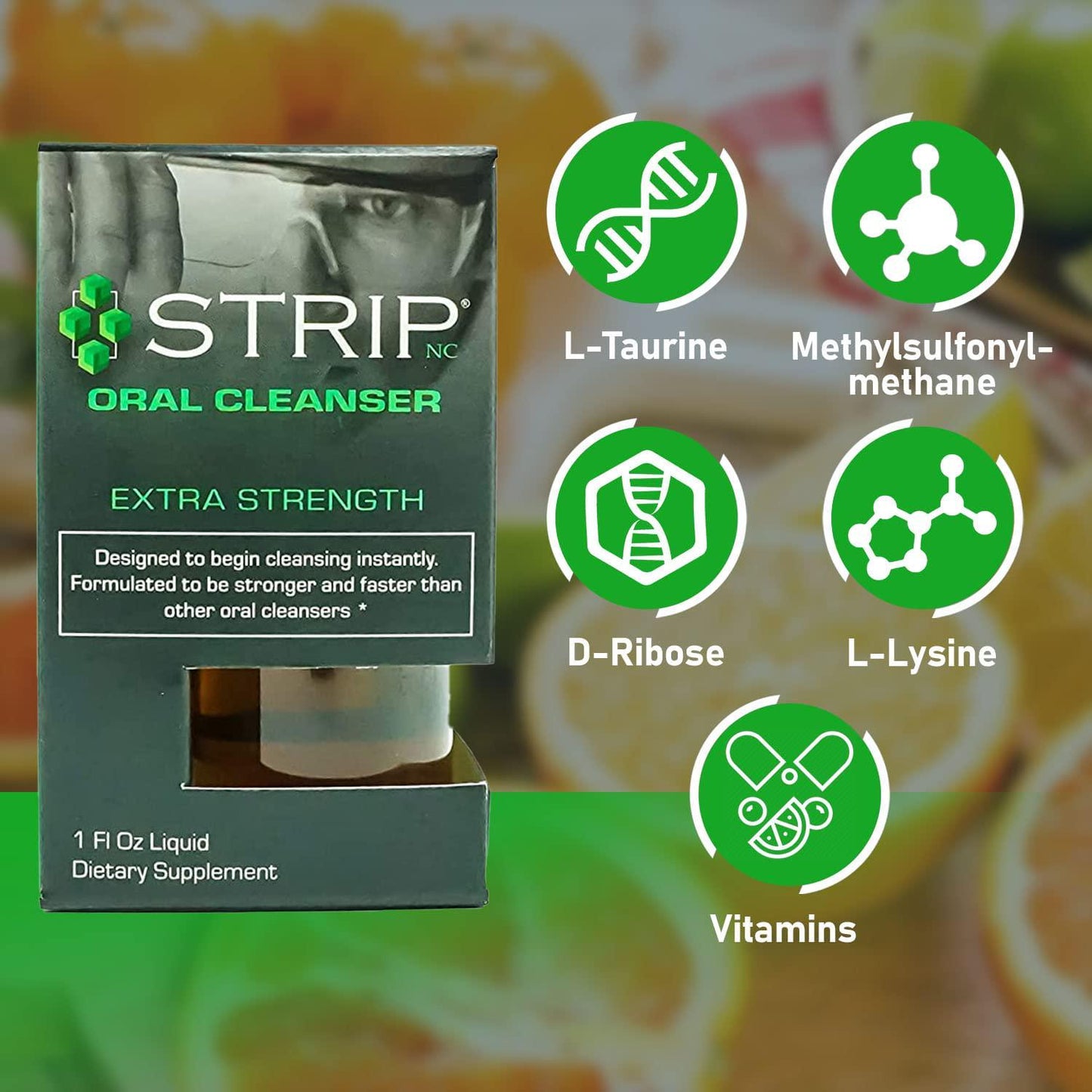 Strip Detox Oral Cleanser Extra Strength Instant Cleansing -Potent Deep System Cleanser - Formulated to Be Stronger and Faster Than Other Oral Cleansers (1 oz)