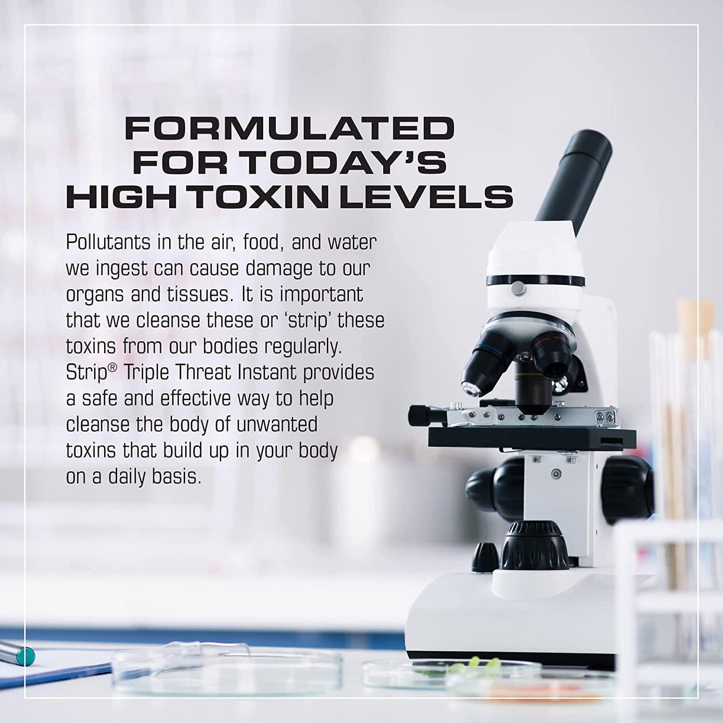 Strip Triple Threat Instant Detox with Accel-Gels Included- Cleanse to detoxify Today's toxins and Clean Your System Naturally.