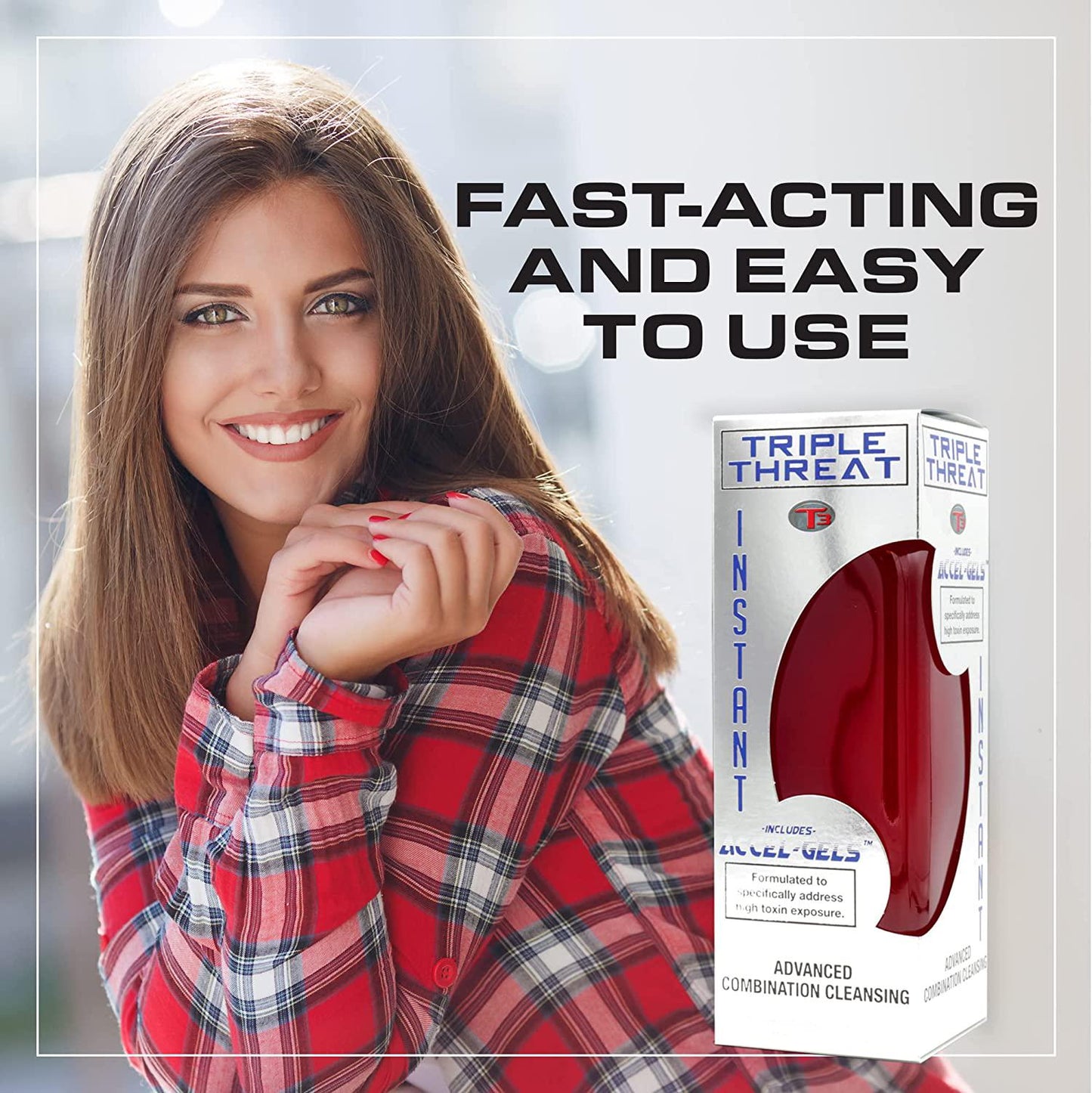 Strip Triple Threat Instant Detox with Accel-Gels Included- Cleanse to detoxify Today's toxins and Clean Your System Naturally.