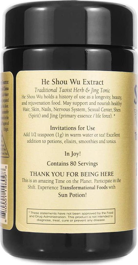 Sun Potion - He Shou Wu Rejuvenation Tonic - 2.8 oz.