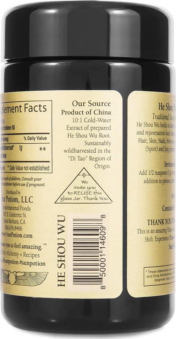 Sun Potion - He Shou Wu Rejuvenation Tonic - 2.8 oz.