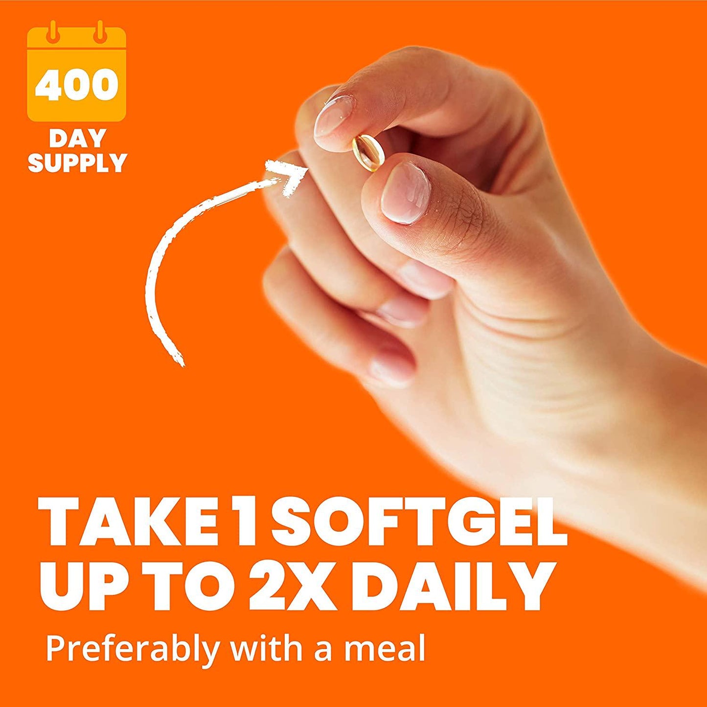 Sundown Naturals Vitamin D3 1000 IU, 400 Softgels