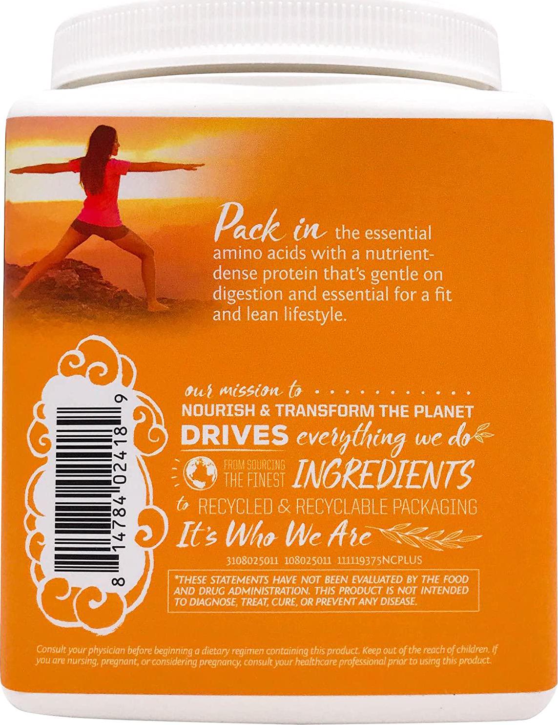 Sunwarrior Organic Classic Plus Natural Protein Powder 375 g, Natural 375 grams