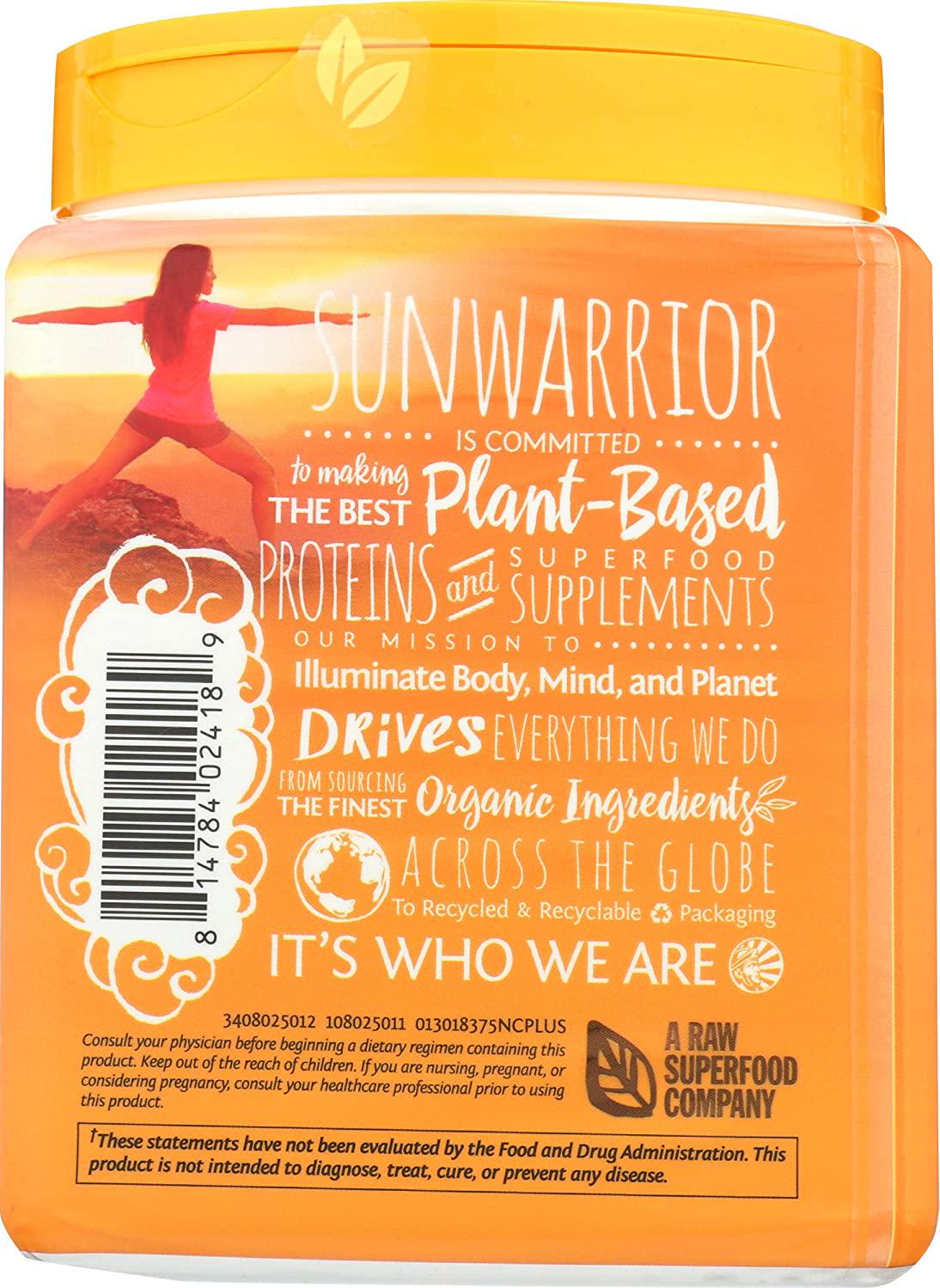 Sunwarrior Organic Classic Plus Natural Protein Powder 375 g, Natural 375 grams