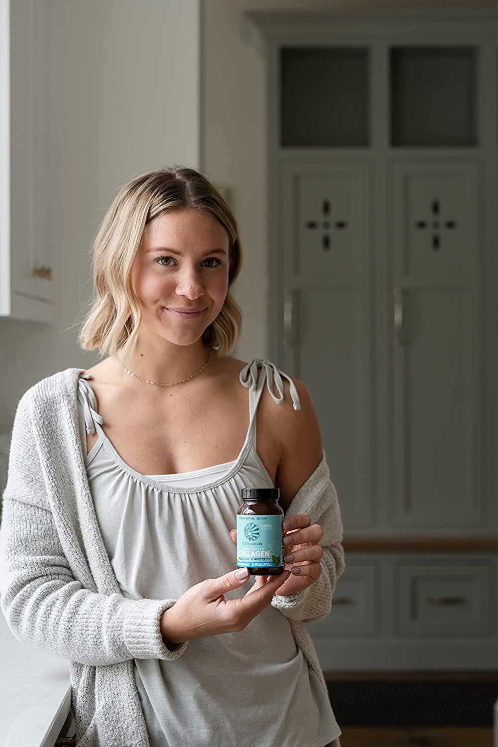 Sunwarrior Plant-Based Vegan Collagen Capsules - 30 Count