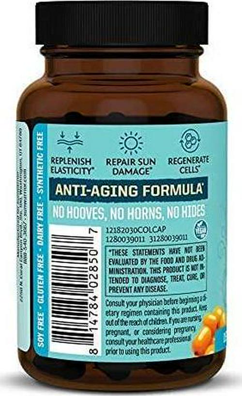 Sunwarrior Plant-Based Vegan Collagen Capsules - 30 Count