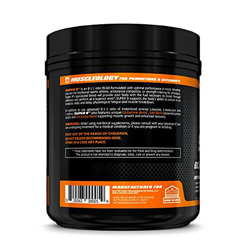 Super 8 BCAA 8:1:1 Ratio + Glutamine Blend, Fruit Punch -