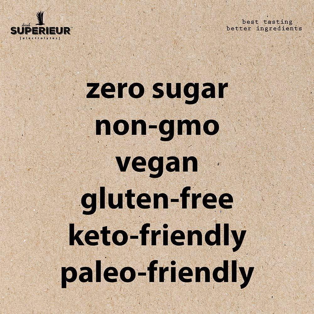 Superieur Electrolytes - Electrolyte Powder Fresh Citrus - 15 Packet(s)