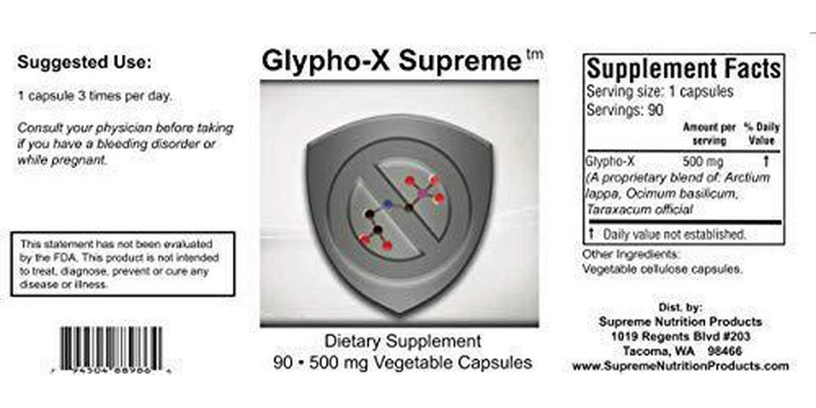 Supreme Nutrition Glypho-X Supreme, 90 Pure 495 mg Capsules