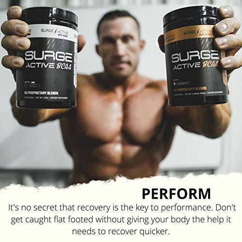 Surge Supplements Active BCAA - Helps Prevent Muscle Break Down, Builds Lean Muscle, Supports Increased Endurance, Enhanced Recovery and Hydration, Branched Chain Amino Acids - Miami Vice