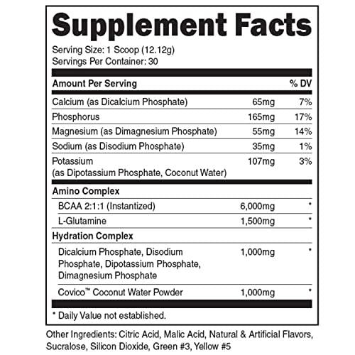Surge Supplements Active BCAA - Helps Prevent Muscle Break Down, Builds Lean Muscle, Supports Increased Endurance, Enhanced Recovery and Hydration, Branched Chain Amino Acids - Miami Vice
