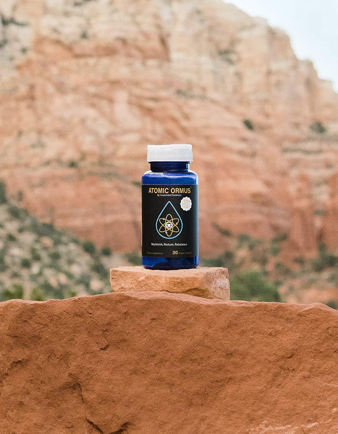 Suspended Solutions - Atomic ORMUS - Capsules - MONATOMIC Gold Capsules - 100% Pure ORMUS Powder - 100% Vegan - ormus Gold, monatomic Gold,(30 Capsules)