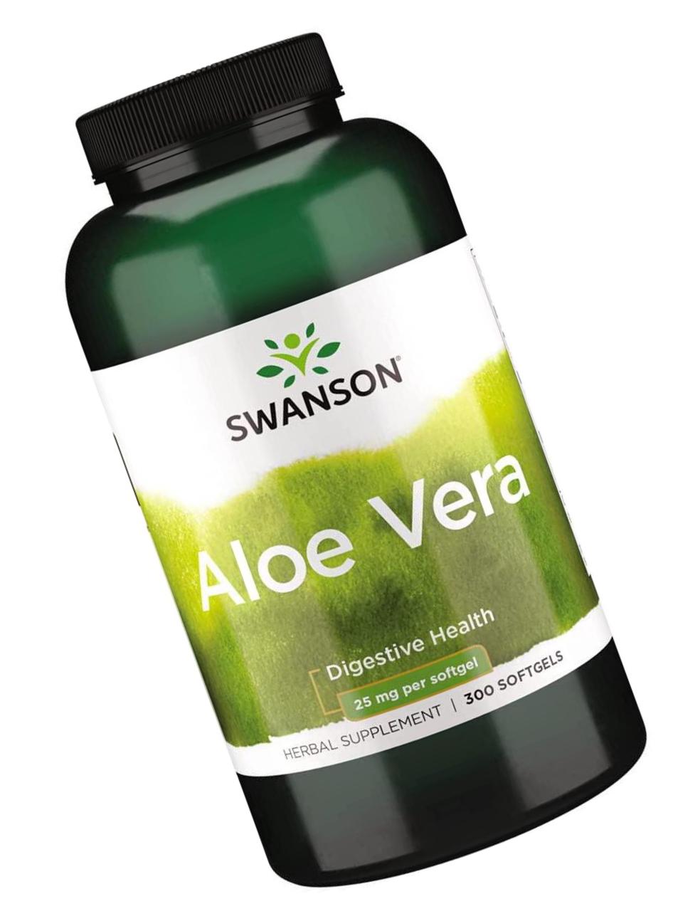 Swanson Aloe Vera 25 Milligrams 300 Sgels