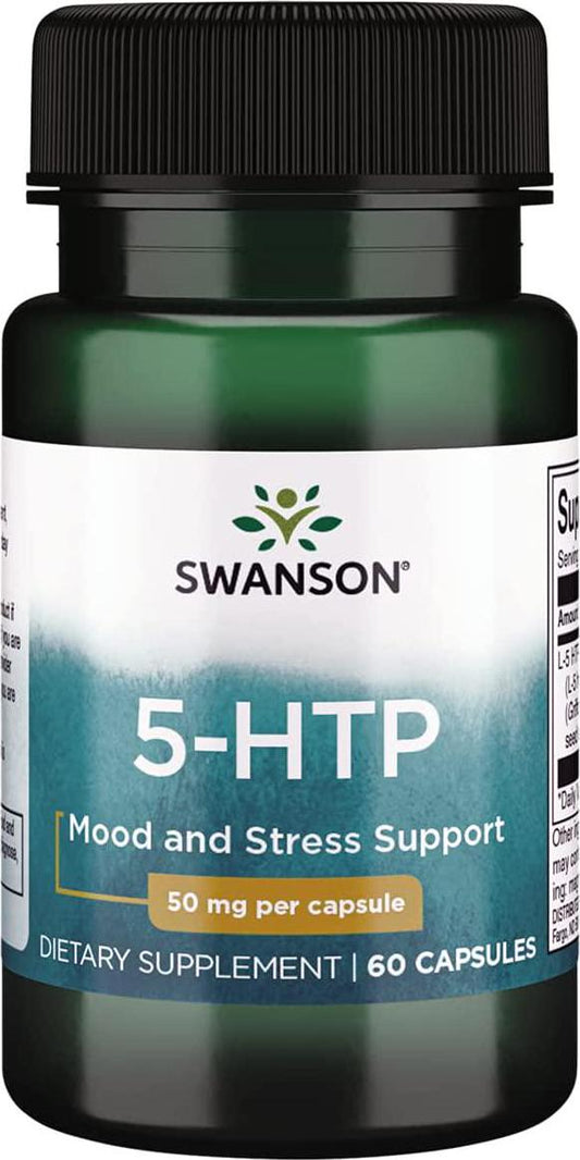 Swanson Amino Acid 5-Htp 50 Milligrams 60 Capsules