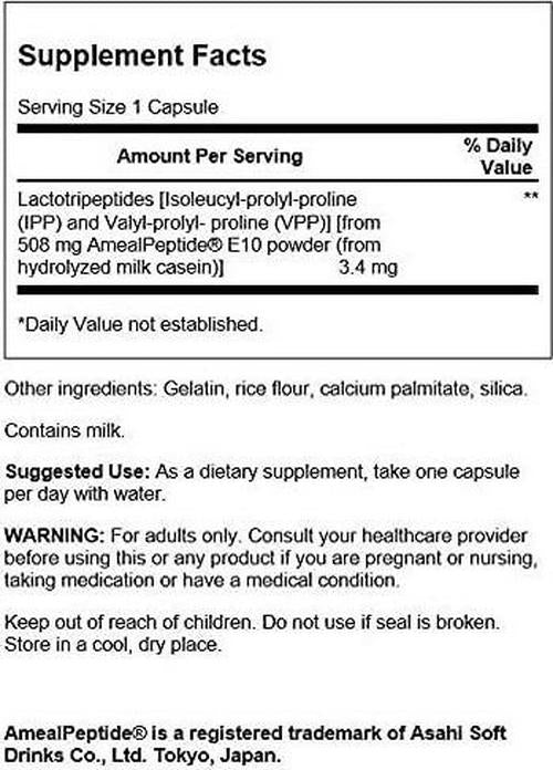 Swanson Amino Acid Amealpeptide 3.4 Milligrams 30 Capsules