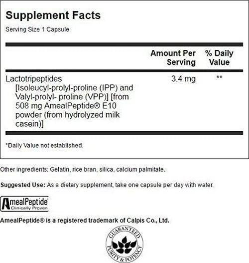 Swanson Amino Acid Amealpeptide 3.4 Milligrams 30 Capsules