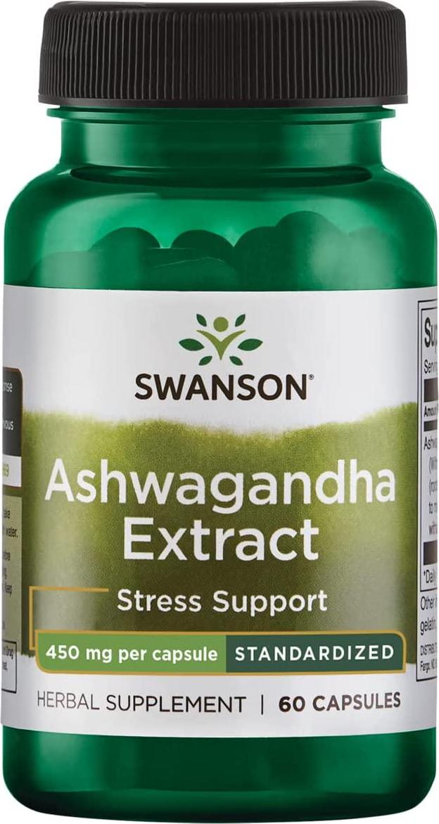 Swanson Ashwagandha Extract 450 mg 60 Caps
