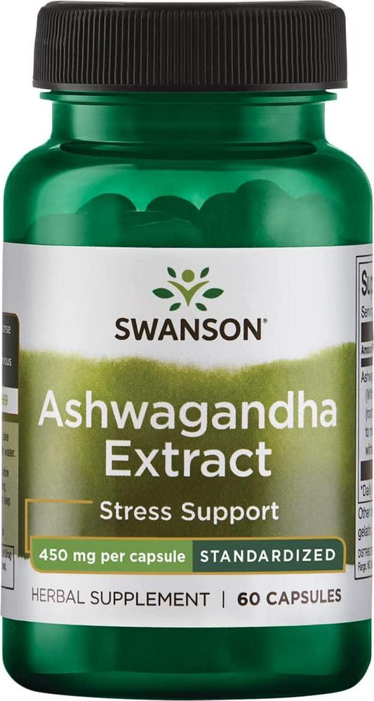 Swanson Ashwagandha Extract 450 mg 60 Caps