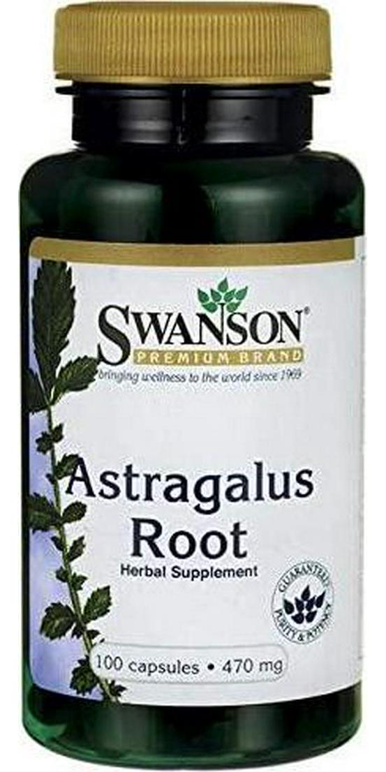 Swanson Astragalus Root 470 Milligrams 100 Capsules