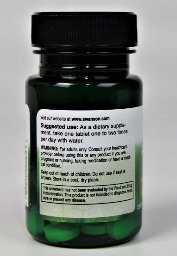 Swanson Best Weight-Control Formulas Double-Strength Apple Cider Vinegar 200mg 30 Tablets