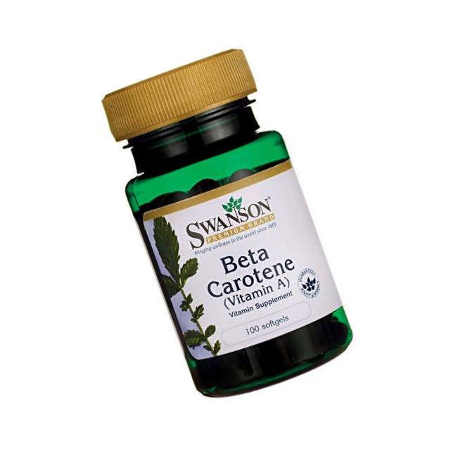 Swanson Beta-Carotene (Vitamin A) 25000 Iu (7500 mcg) 100 Sgels