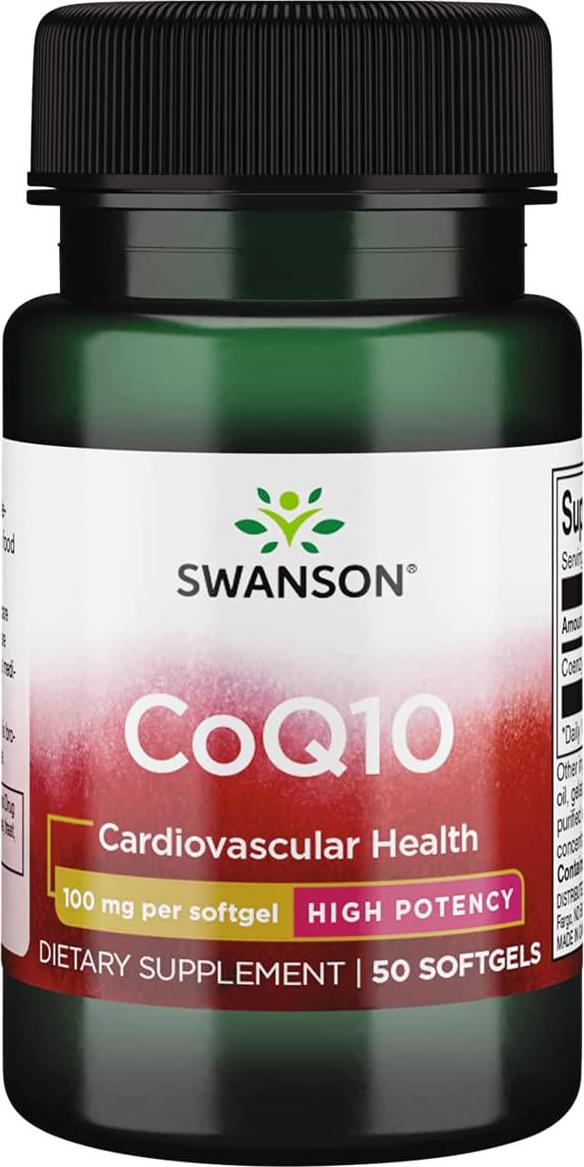 Swanson CoQ10 100mg (100mg, 50 Softgels)