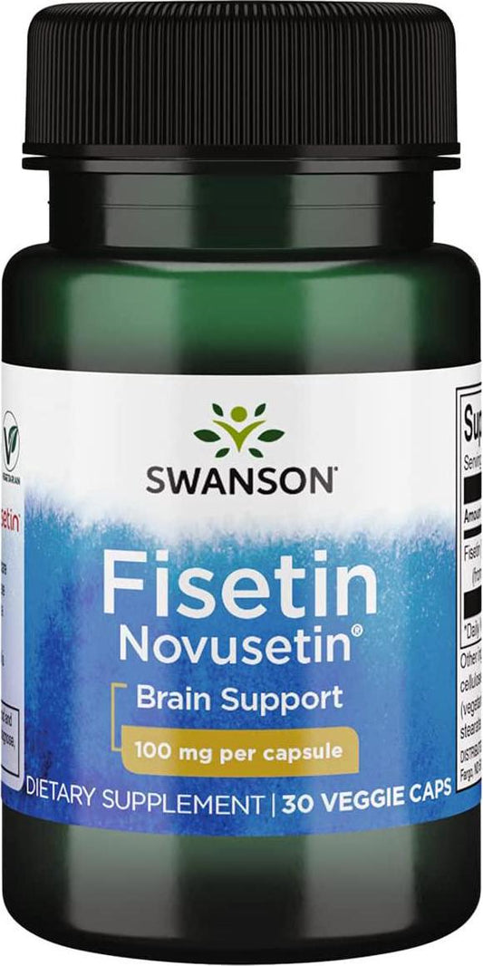 Swanson Fisetin 100 Milligrams 30 Veg Capsules