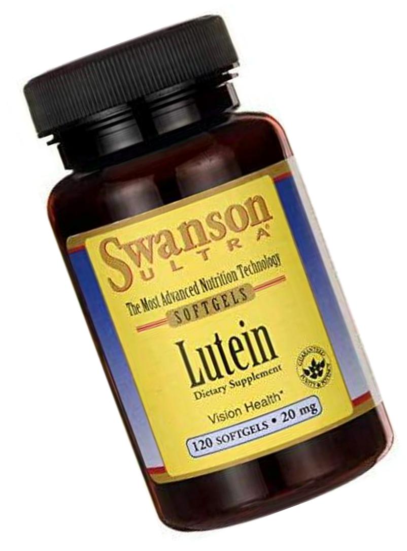 Swanson Lutein 20 Milligrams 120 Sgels