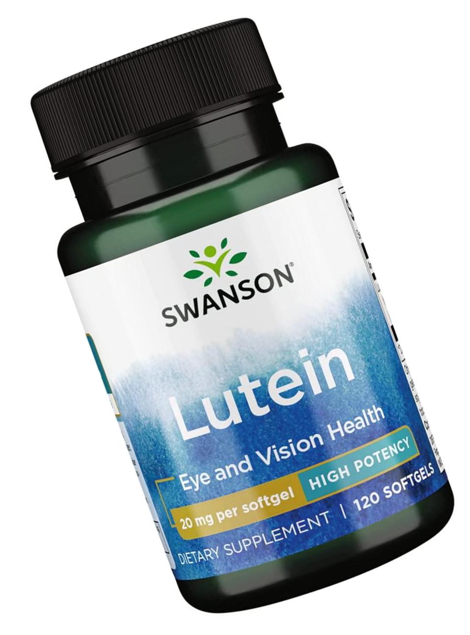 Swanson Lutein 20 Milligrams 120 Sgels