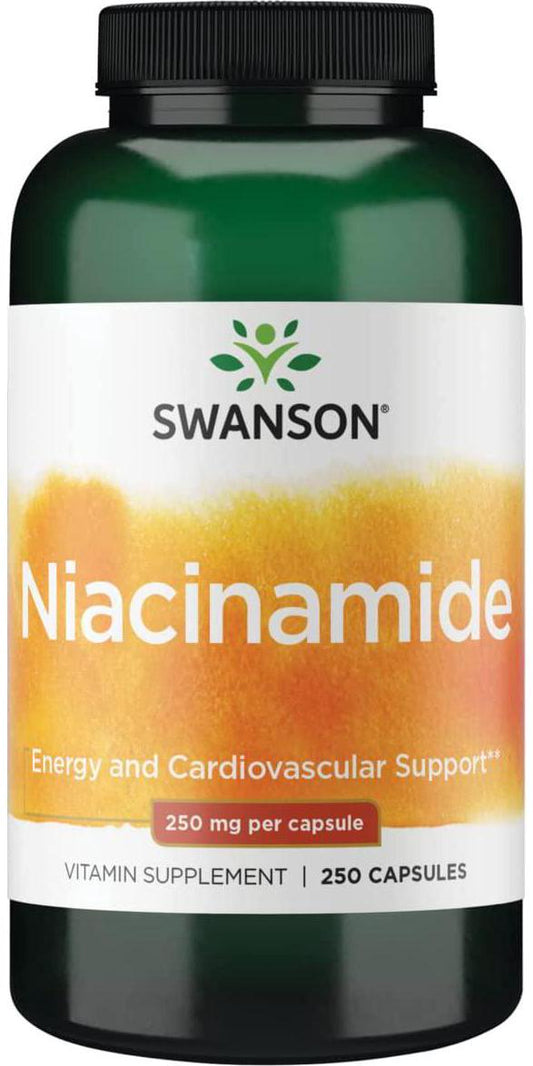Swanson Niacinamide 250 Milligrams 250 Capsules