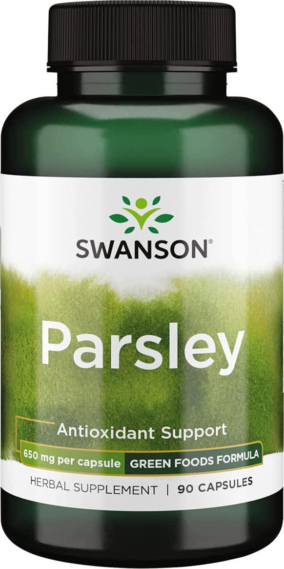 Swanson Parsley 650 Milligrams 90 Capsules