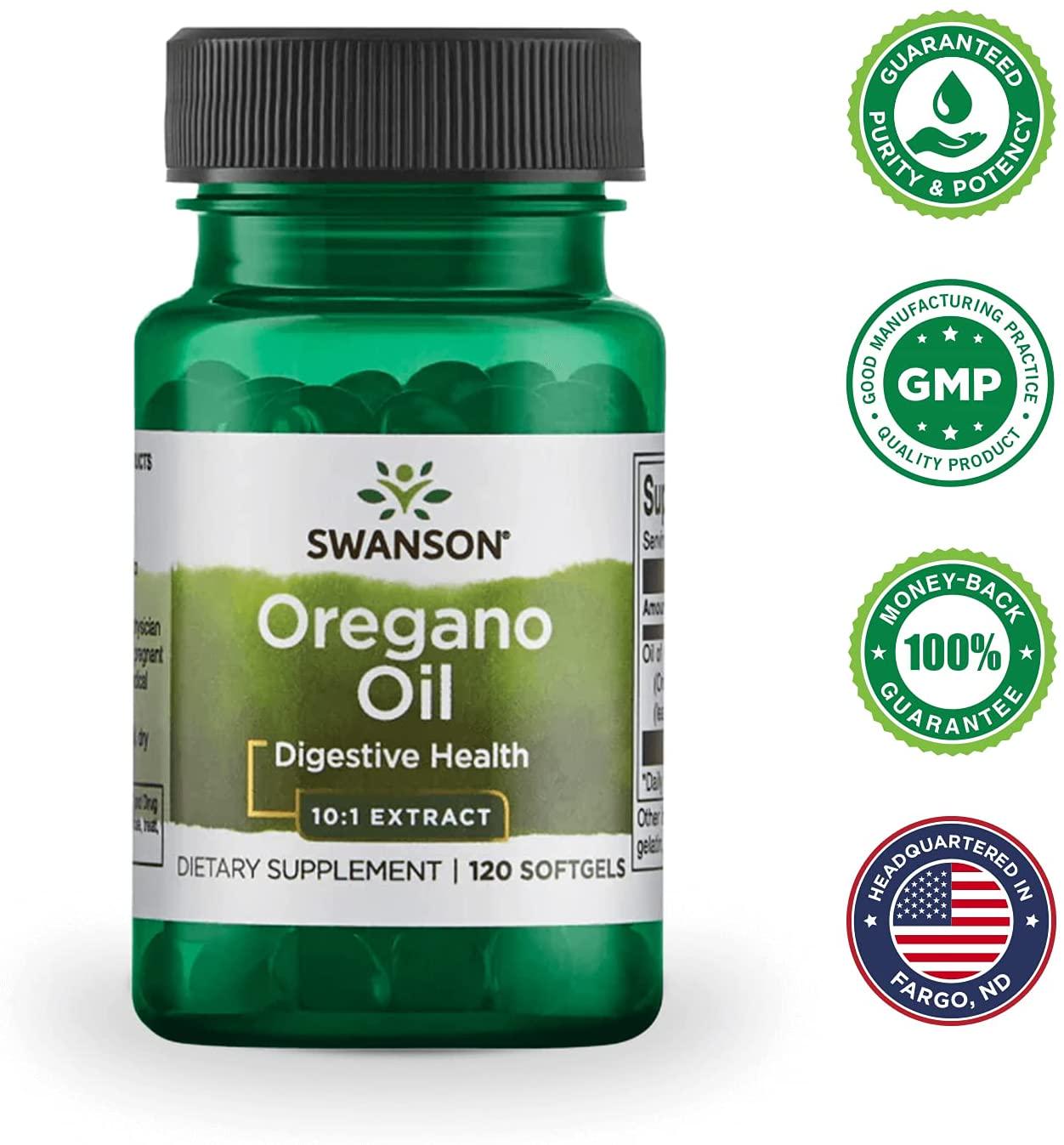Swanson Premium Oregano Oil 150 mg 120 Softgels