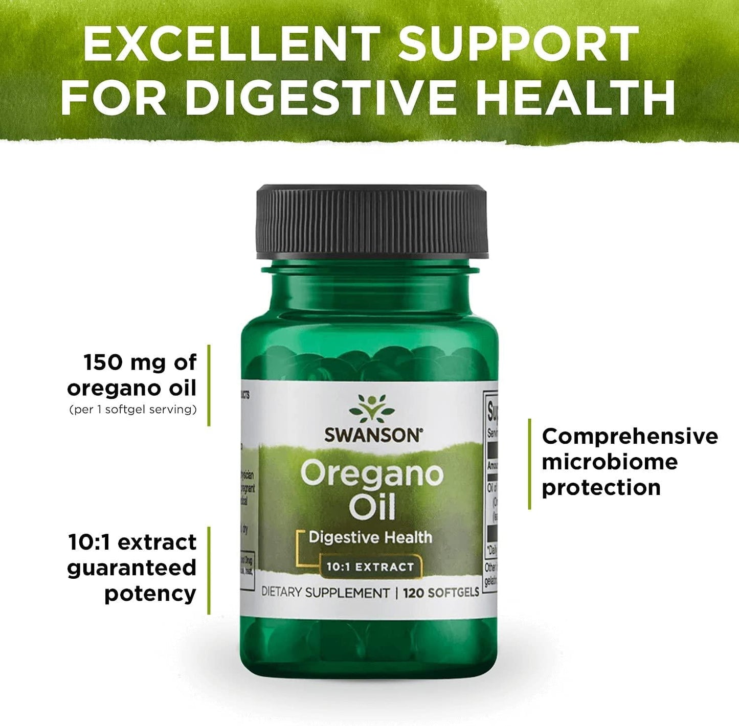 Swanson Premium Oregano Oil 150 mg 120 Softgels
