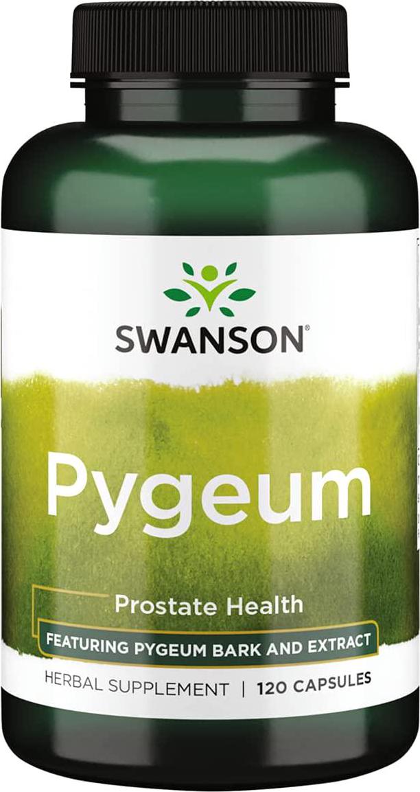 Swanson Pygeum - Herbal Supplement Promoting Male Prostate Health, Bladder, and Urinary Tract Health Support - Men's Health Supplement - (120 Capsules Each, 400 mg)