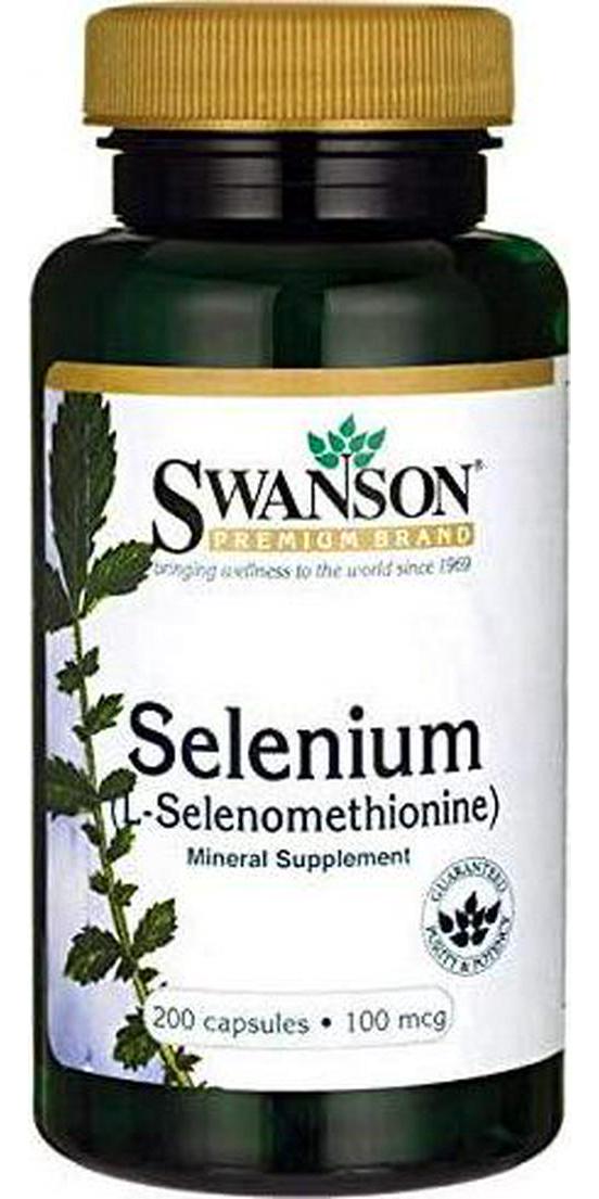Swanson Selenium (L-Selenomethionine) 100 mcg 200 Capsules