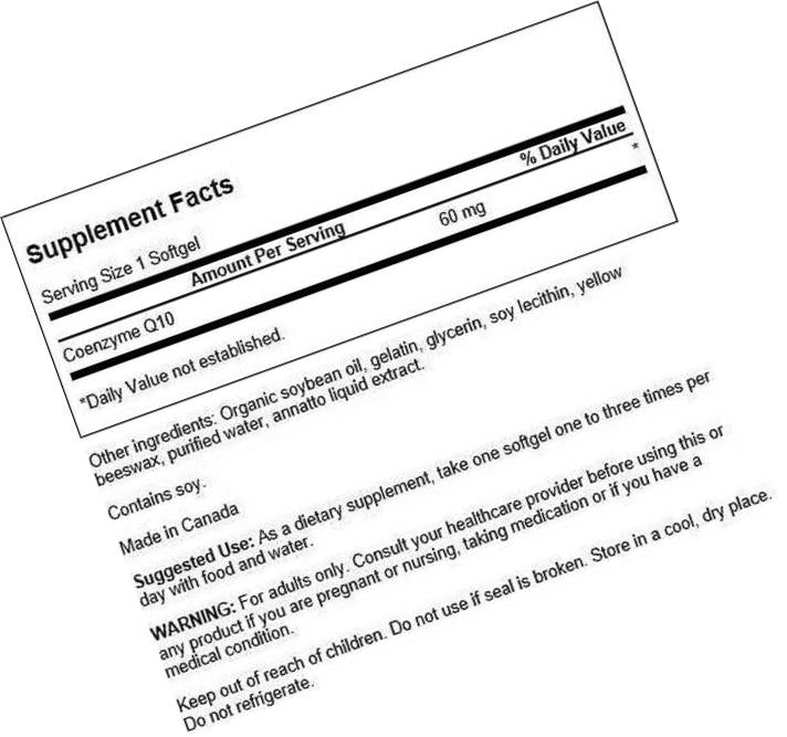 Swanson Ultra CoQ10 60mg 120 Softgels