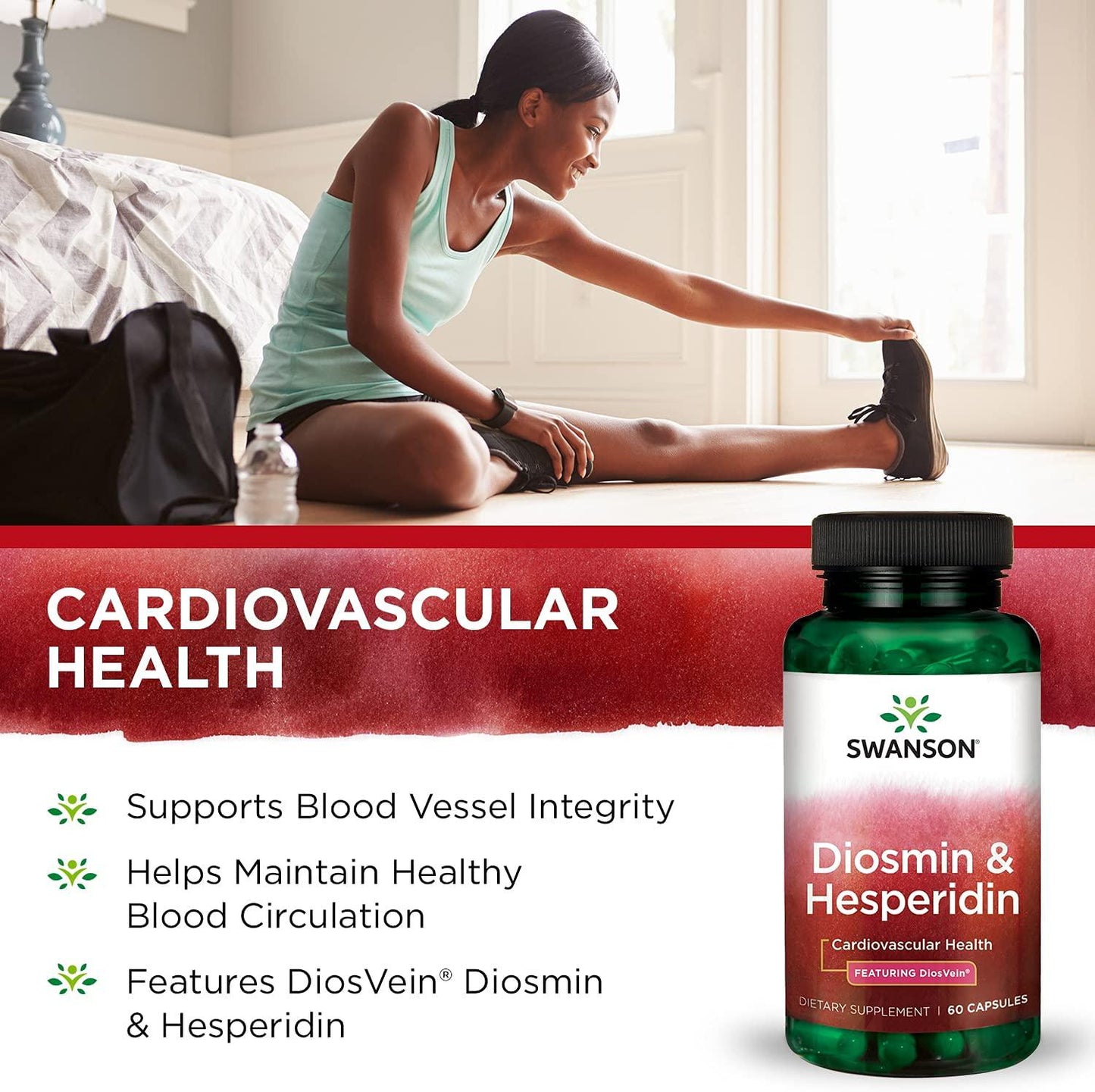 Swanson Ultra Diosvein Diosmin/Hesperidein (60 Capsules)