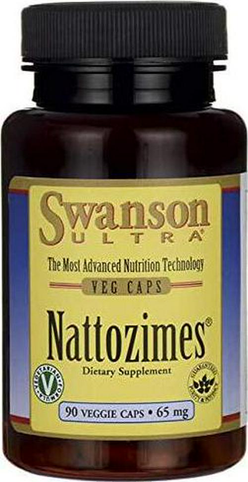 Swanson Ultra Nattozimes 65mg 2275 FU 90 Veggie Capsules