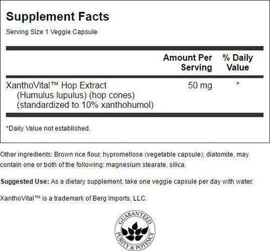 Swanson Ultra XanthoVital Standardized Hop Extract 50mg 90 Veg Caps
