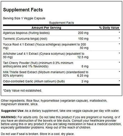 Swanson Uric Acid Cleanse - Natural Supplement Promoting Kidney Support - Features a Powerful Combination of 7 Herbs - (60 Veggie Capsules)