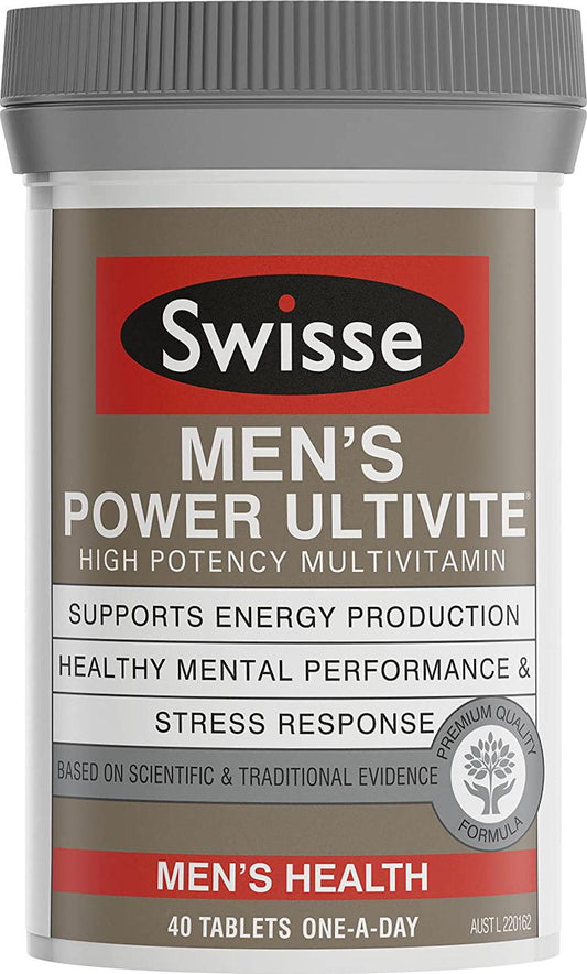 Swisse Mens Power Ultivite 40 Tablets
