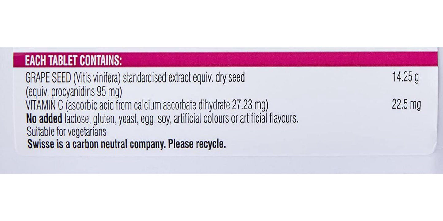 Swisse Ultiboost Grape Seed 14250 Mg, 180 Tablets