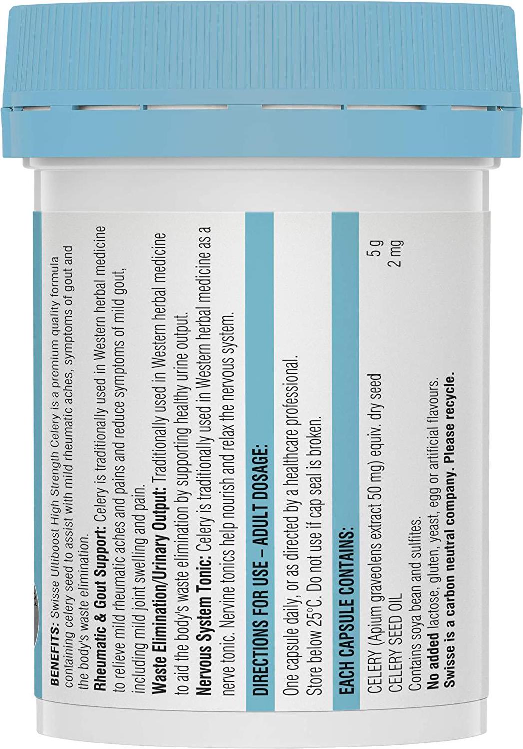 Swisse Ultiboost High Strength Celery, 50 Capsules